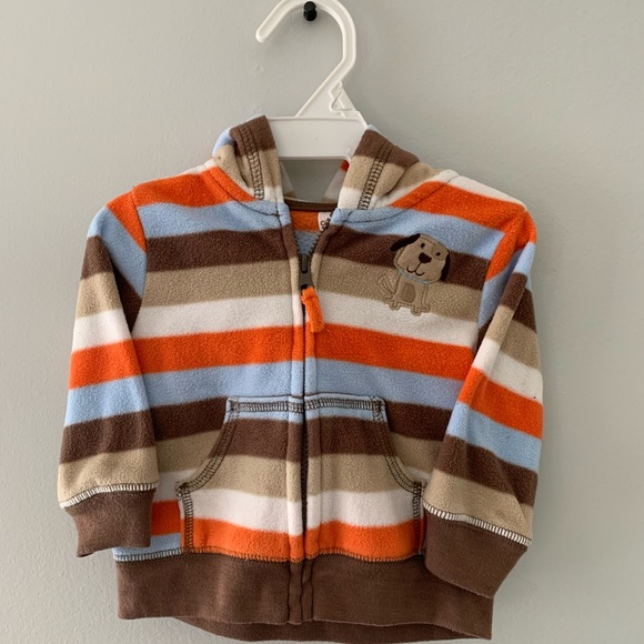 Carter’s 3 month fleece zip up hoodie. - Picture 1 of 3